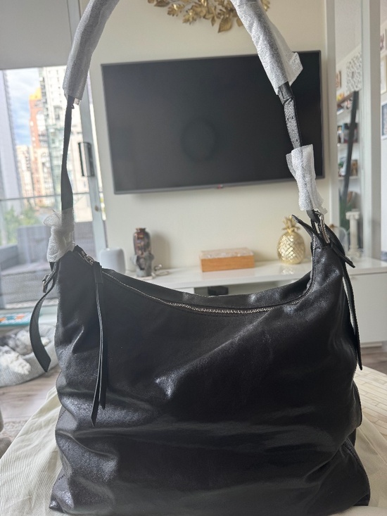 Lemaire Handbags - Lemaire BELTED HOBO BAG IN LEATHER